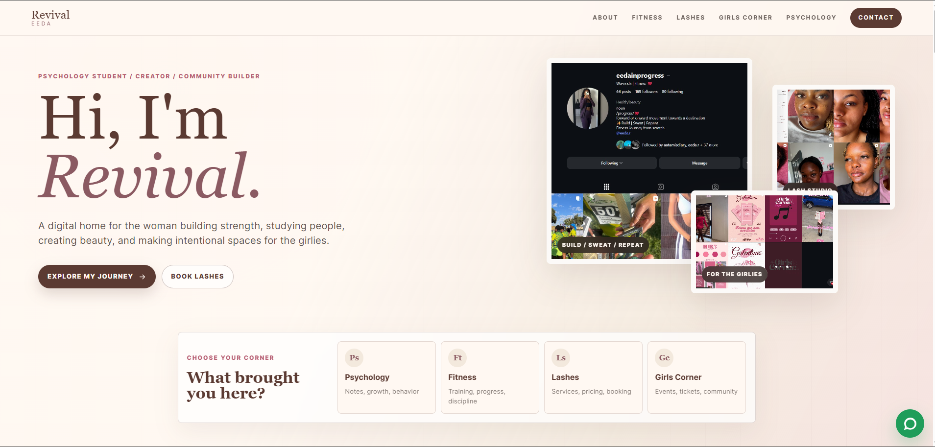 Screenshot preview of the EEDAS website
